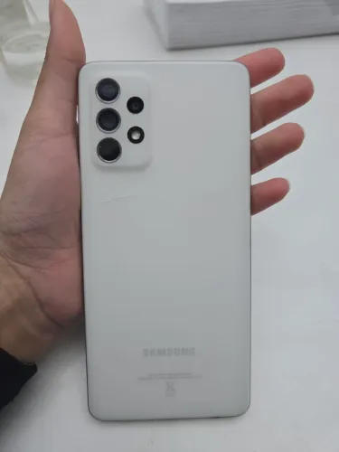 Celular Galaxy A72 128GB branco 8GB RAM + Capinha