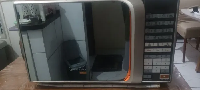 Microondas funcionando perfeitamente