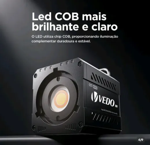 VEDO ZU80 80W LED COB Light Portátil: