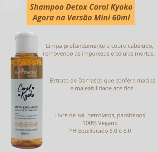 SHAMPOO DETOX MINI 60 ML R$30