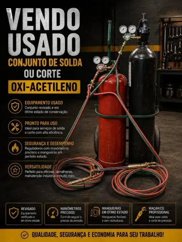 ? Conjunto de Solda e Corte Oxiacetileno