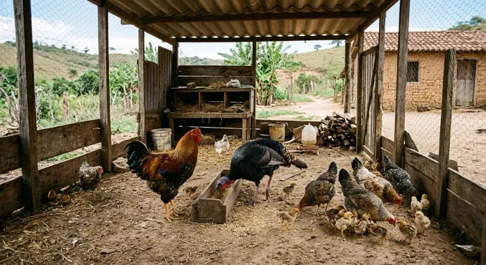 Galo e Peru para o Natal