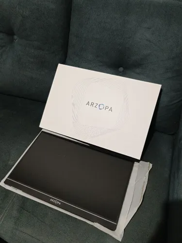 KIT Monitor Portátil ARZOPA 16.1" 144HZ com mouse e teclado