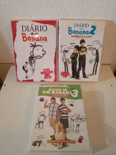 FILMES DVDS COLEÇÃO O DIÁRIO DE UM BANANA