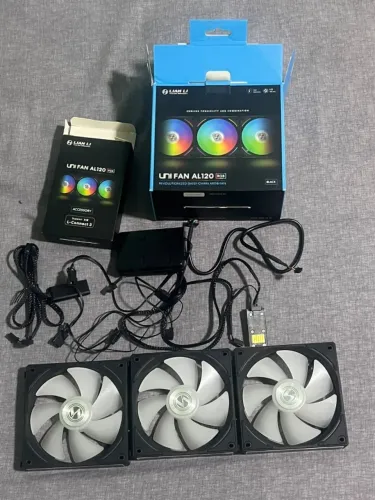 Kit 3 Fan Gamer Lian Li Uni Al Al120