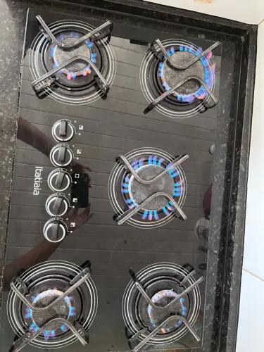 Fogão cooktop 5 bocas