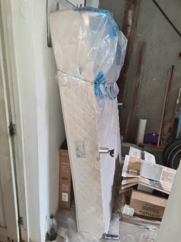 Cama Box de Casal com Colchão Ecobambu 1,88 X 1,38 X 0,22