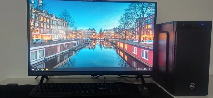 Pc Office Windows 10 Com Monitor LG Teclado e Mouse