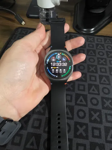 Smartwatch Samsung Galaxy Watch 8 cinza BT 40 mm