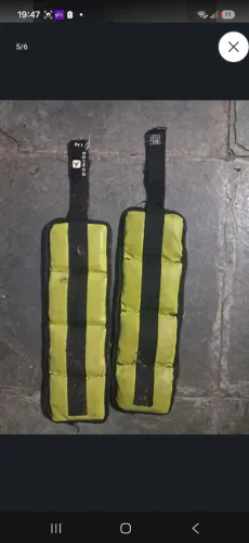 Peso de velcro 40 reais o par