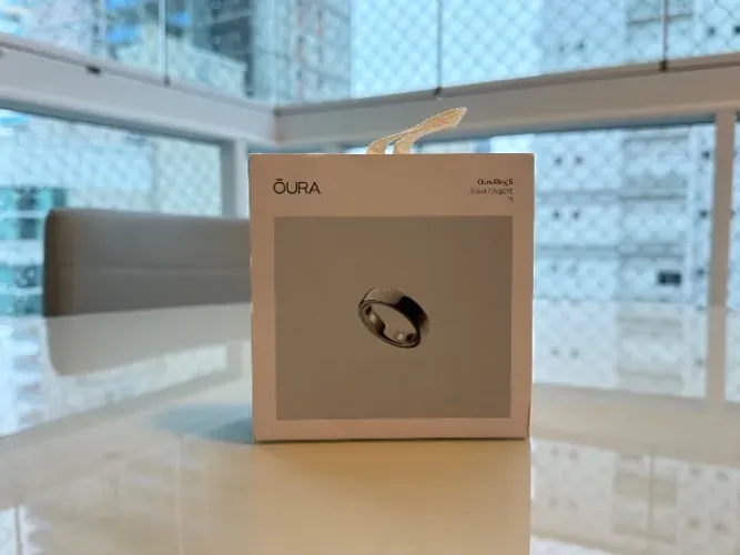 Oura Ring 5 Silver - 11 - Lacrado