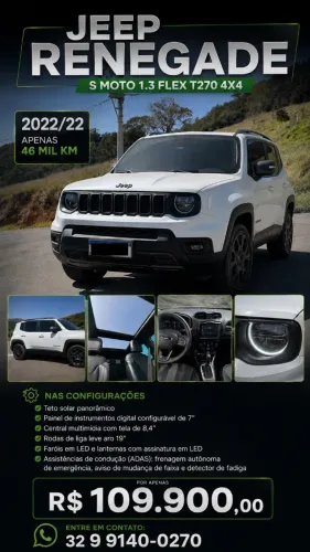 Jeep Renegade S T270 1.3 TB 4X4 Flex Aut. 2022