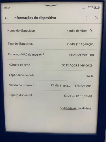 KINDLE 11 Geração
