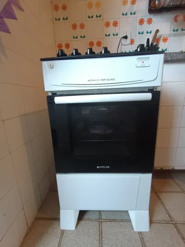 Bota Fora! Fogão Atlas 4 Bocas Acendedor Elétrico 127/220 V