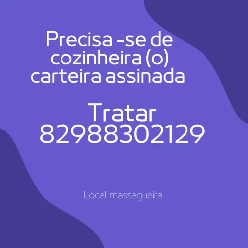 Restaurante contrata