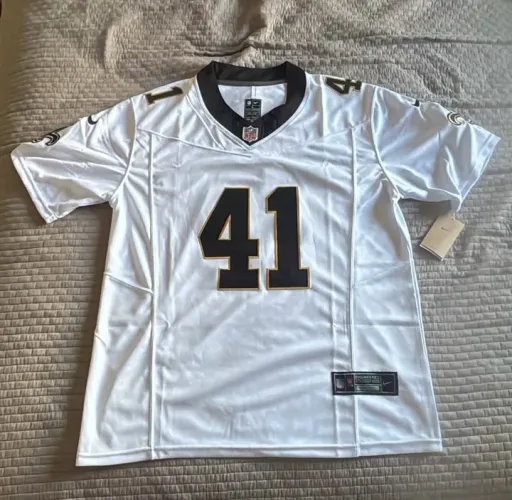 Jersey New Orleans Saints Branca Camisa Futebol Americano TAM L (Grandona) Branca