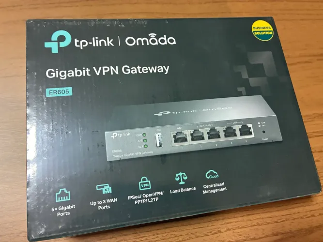 TP Link Omada VPN Gigabit Gateway - NOVO
