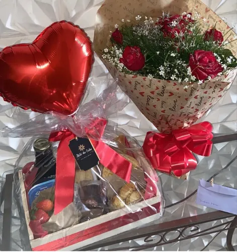 Cesta de café da manhã PRONTA ENTREGA