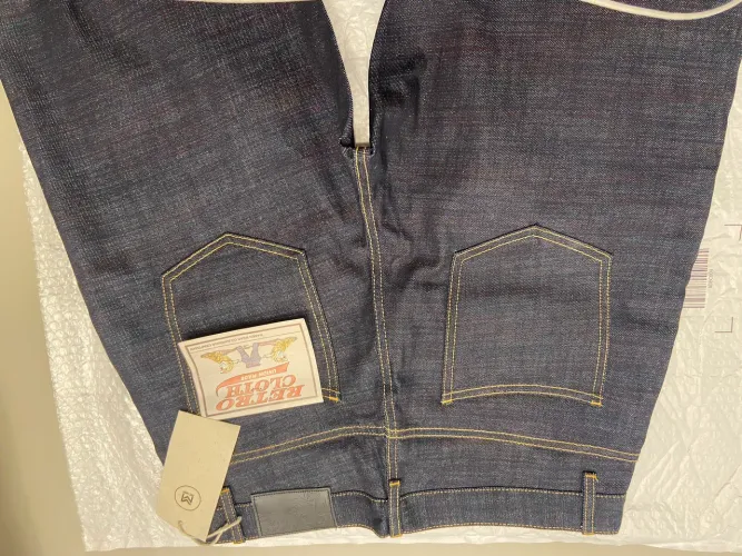 Calça 43 Jeans Hector Maden - algodão cru de 14 oz