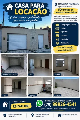 Casa em Lagarto para locação 