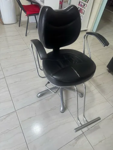 Cadeira cabeleireiro, design ou maquiagem