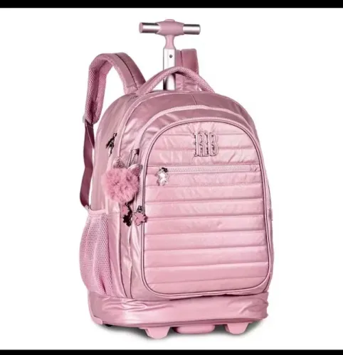 Mochila de rodinha/carrinho Rebeca Bonbom