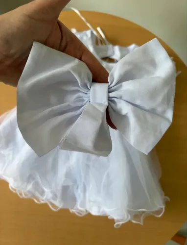 Vestido batizado menina 