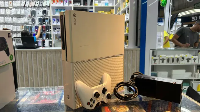 Xbox One Fat Branco Loja Física Garantia Parcelo Troco 1 Controle