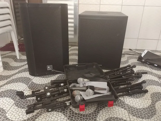 Som profissional para banda