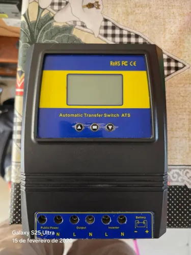 Chave ATS 110V-220V 12-48V