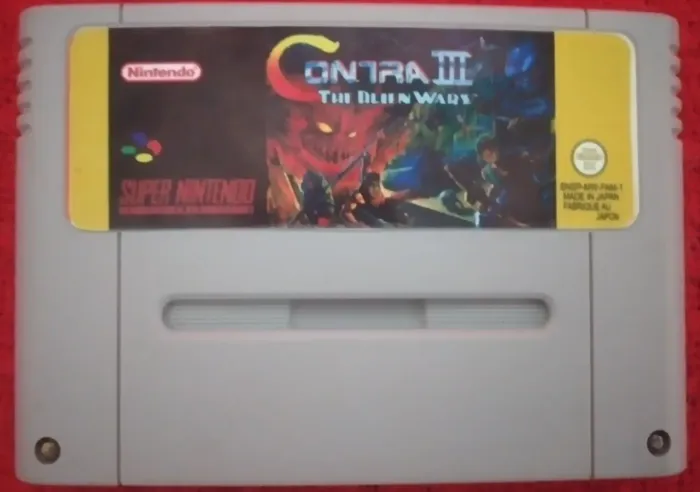 Cartucho Contra 3 ( Super Famicon).Fita Repro