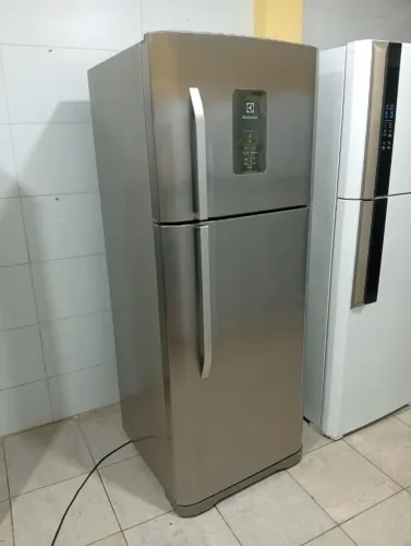 Geladeira Eletrolux inox duplex fros free painel digital
