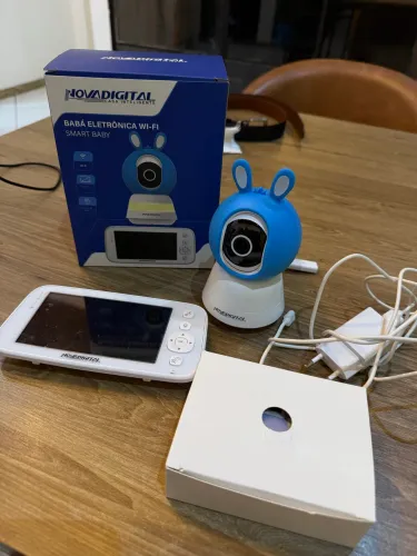 Babá Eletrônica Wi-Fi Smart Baby CS-BABY - Azul (Usada / Seminova)