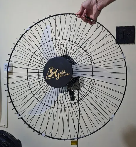 Ventilador de Parede Venti-Delta Premium Gold 60cm - Bivolt (Muito Forte)