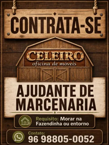 Ajudante de Marcenaria 