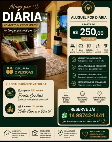 Aluguel por diária em Barra Velha