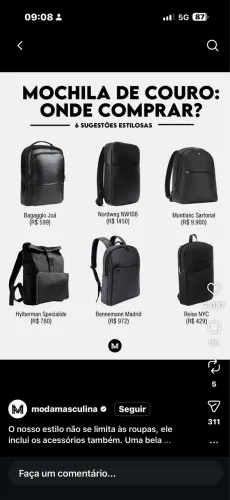 Bolsa Couro Legítimo Bennemann Original (Produto Premium)