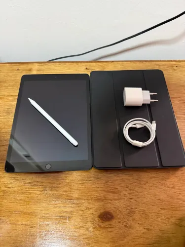 iPad 9 64gb LTE Cellular e GPS + Pencil - Perfeito Estado - Envio OLX Pay - Parcelo 18x