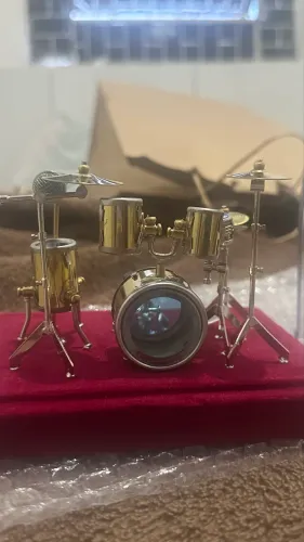 Conjunto De Tambor Em Miniatura Eujgoov, Instrumento Musical