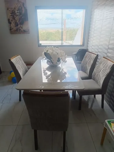 Mesa jantar 6 cadeiras