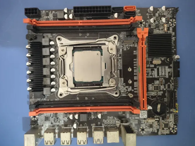 (COM DEFEITO) PLACA MÃE X99H V1.41 + PROCESSADOR E5 2620V3