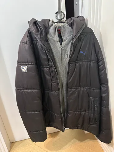 Jaqueta Puma dupla com interna algodão estilo dupla face