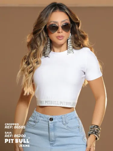 Blusa pit bull jeans nova