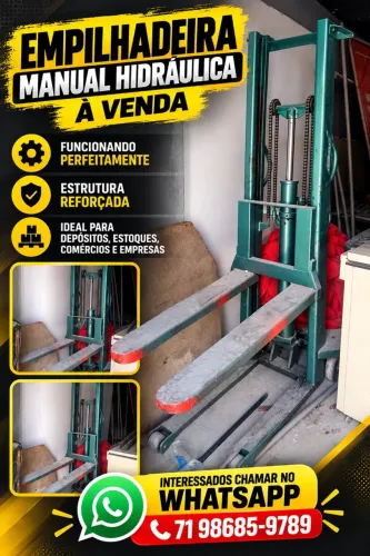 Empilhadeira manual hidráulica