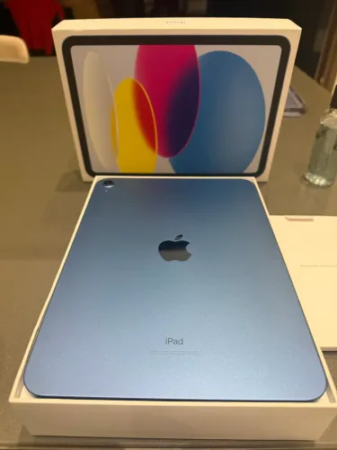 Ipad 10th geração Azul 64gb SEMINOVO MUITO BEM CONSERVADO PARCELO EM ATE 10 vezes