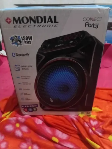 Caixa de som mondial 150 w rms valor 200 reais