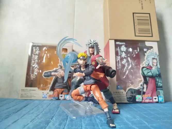 Naruto & Jiraiya SH Figuarts (+Brinde)