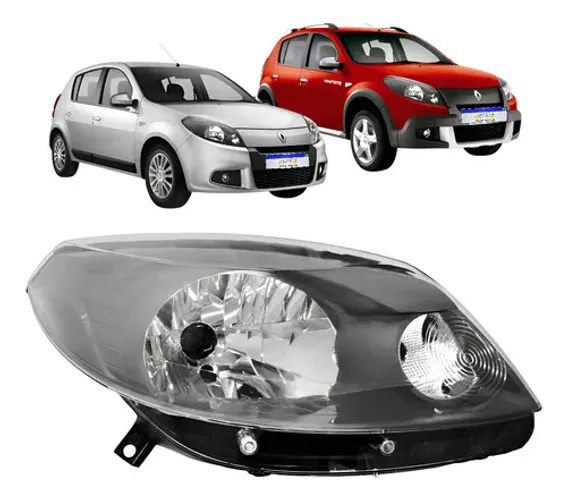 Farol Renault Sandero Stepway 2012 2013 2014 Ld Direito/passageiro