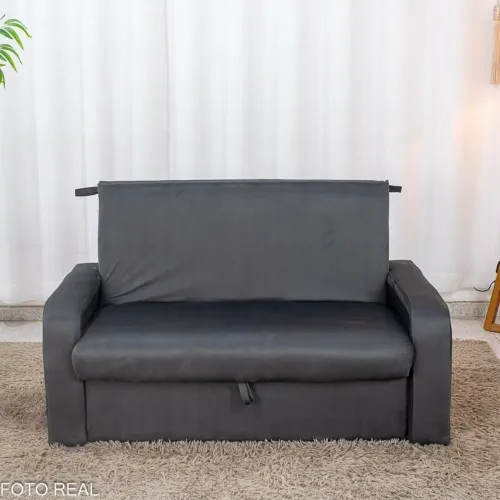 Sofá Cama Daiane - Frete Grátis -  Até 12X S/Juros