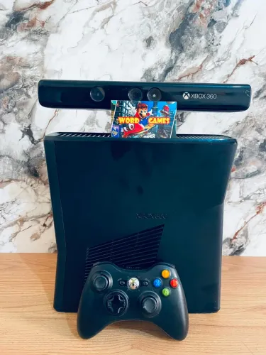 Xbox 360 slim desbloqueado RGH com Kinect 